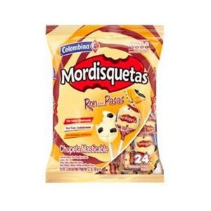 Mordisqueta Ron con Pasas x 24 Und